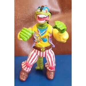 1992 4.5 Inch TMNT Rock N Roll Mondo Gecko Action Figure No Accessories Flaws